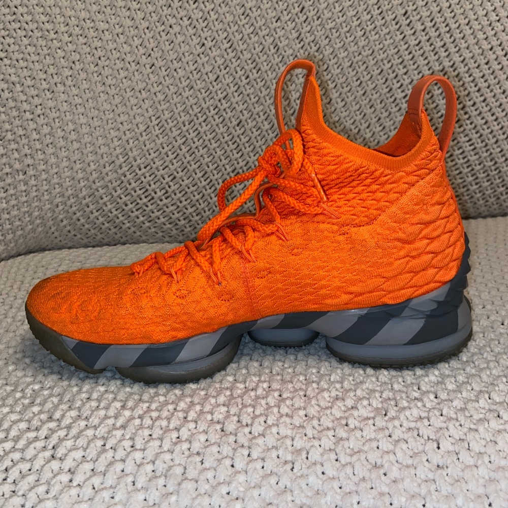 Limited Edition Lebron 15 Orange Box Basketball Shoes - Picture 6 of 15